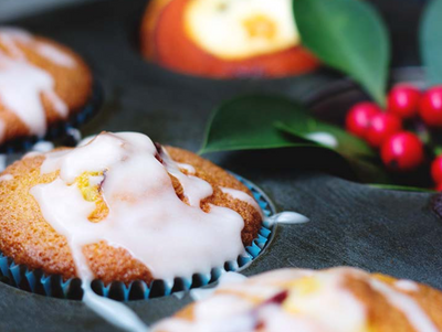 Low-Fat Cranberry Orange Muffins